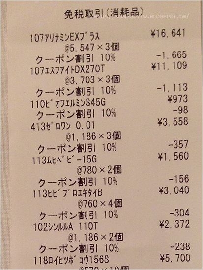 松本清 免稅 + 10% LINE 官方帳號優惠 實際折價結果