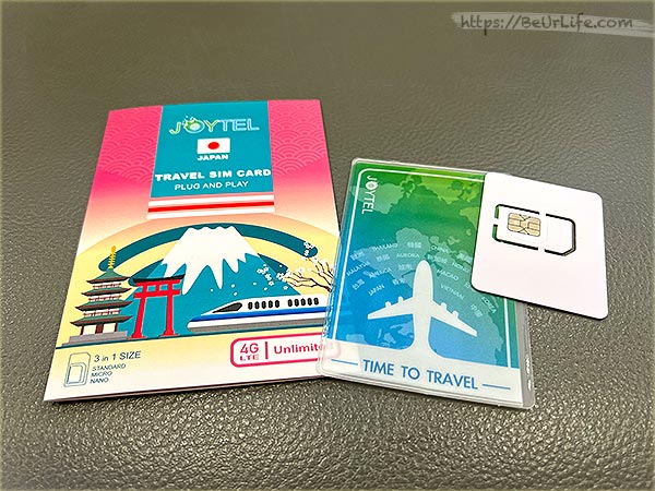 JOYTEL 日本JOY金卡含說明書、卡夾、SIM卡和退卡針